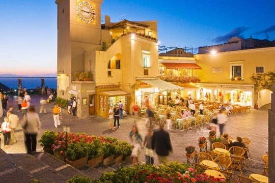 Capri Island and Blue Grotto from Sorrento or Positano or Amalfi or Salerno