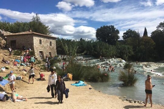 Private Full-day Cascate del Mulino Hot Springs from Rome