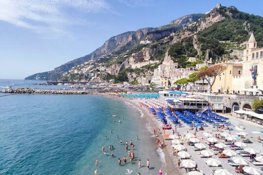 Positano Amalfi and Ravello Private Tour From Naples in a Van