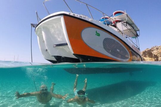 3 Hours by Boat with Paddle Surf Course, Snorkel and more