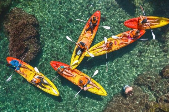Kayak tour from Sorrento to Bagni Regina Giovanna