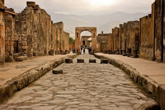 Transfer from Naples to Sorrento with stop at Pompeii or Return