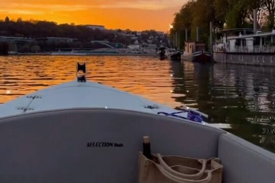 Unforgettable private boat ride on the Seine