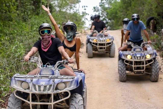 Wild Jungle Adventure: ATV Ride, Cenote and Monkey Bonding