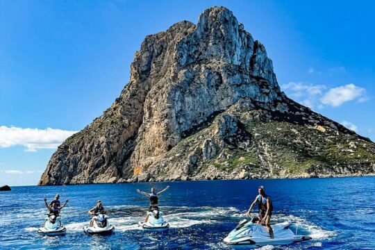 Jet ski excursion from San Antonio (Ibiza) to Es Vedrá