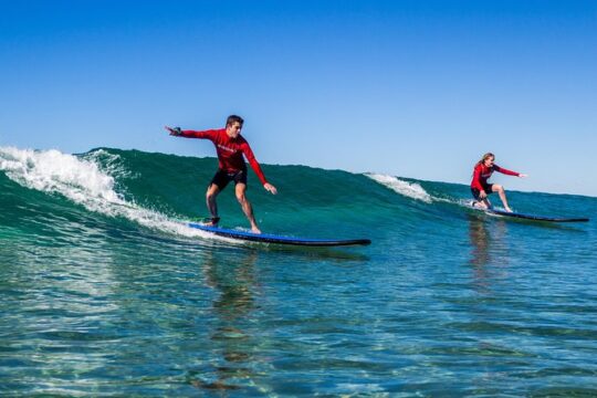 Surfers Paradise Jetboating and Surf Lesson