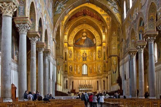 Monreale tour: stunning mosaics and beautiful blend of christian and islamic