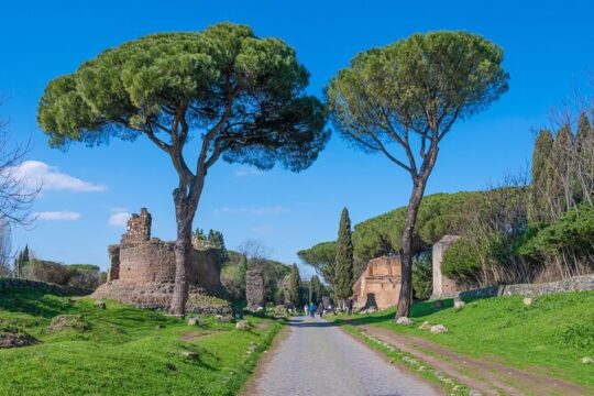 Catacombs of Rome Small Group Tour by Golf Cart