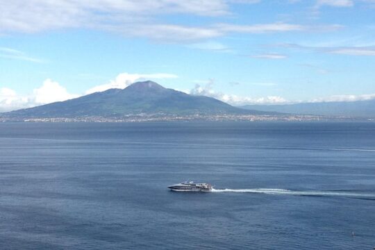 Archaeological site of Pompeii and mount Vesuvius