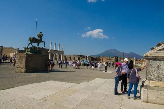 Pompei & Amalfi Coast Day Tour from Rome