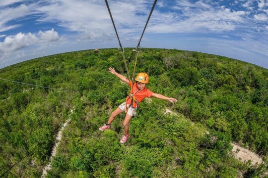 Live this unique experience in the Mayan Jungle with Buffet, Zipline & Rappel