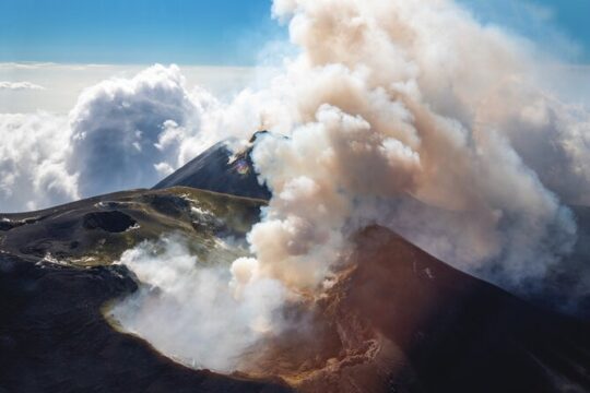 35 min Taormina and Etna private helicopter tour from Fiumefreddo
