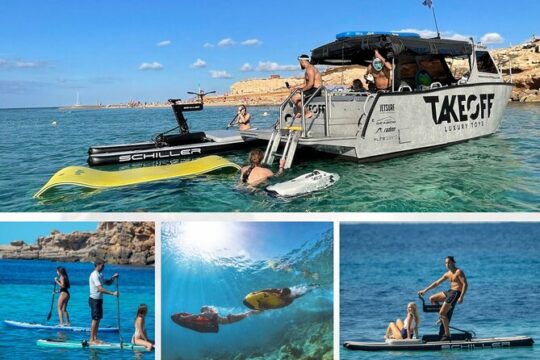 Luxury Water Toys Boat Tour ibiza - SEABOB- Paddle surf boards
