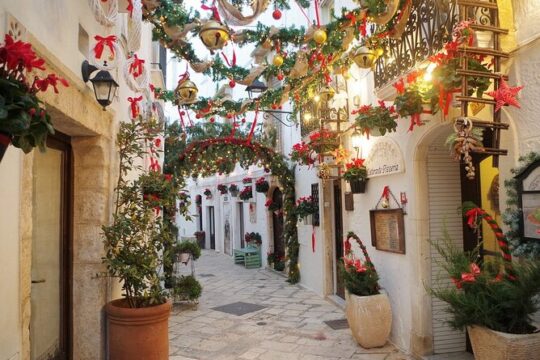 Alberobello Martina Franca and Locorotondo Private Tour from Bari