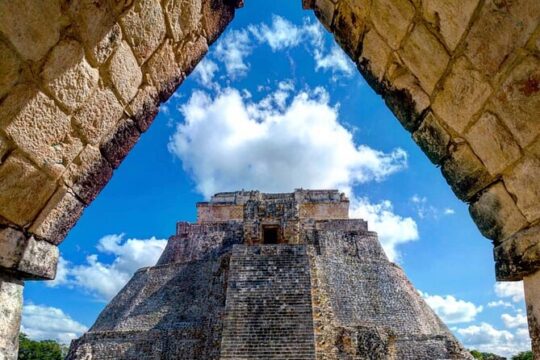 Tour to Uxmal, Cenote & Kabah or Choco-Story Museum from Merida
