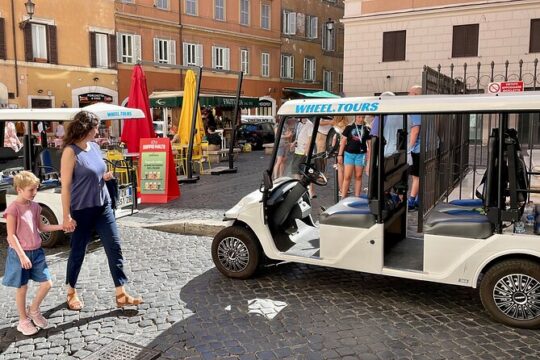 Rome: Small Group City Tour by Golf Cart with Gelato