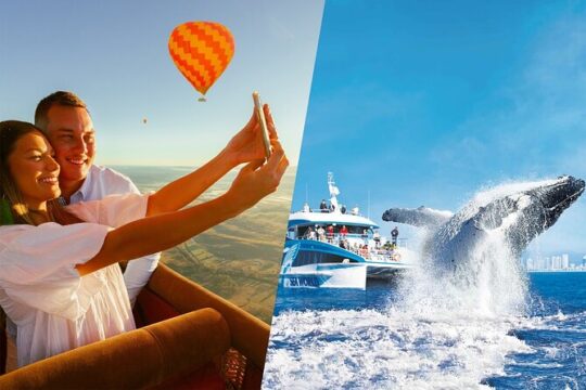 Hot Air Balloon Gold Coast and Seaworld Whale Watching