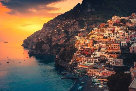 Sunset Tour in Positano and Amalfi from Sorrento by car
