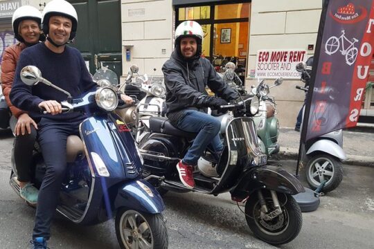Vespa Self Drive Tour Secret Rome 3/4 hours