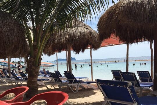 A day at the beach at Los Arrecifes Restaurant-open Bar And Snack