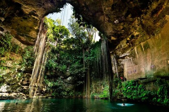 Discover Chichen Itza, Enjoy a Delicious Buffet, Swim Inside two Cenotes.