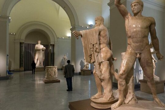 Tour of Pompeii+Herculaneum+National Archaeological Museum of Naples (Full Day)
