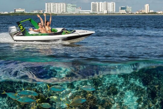 Amazing jungle tour adventure speed boat in cancun