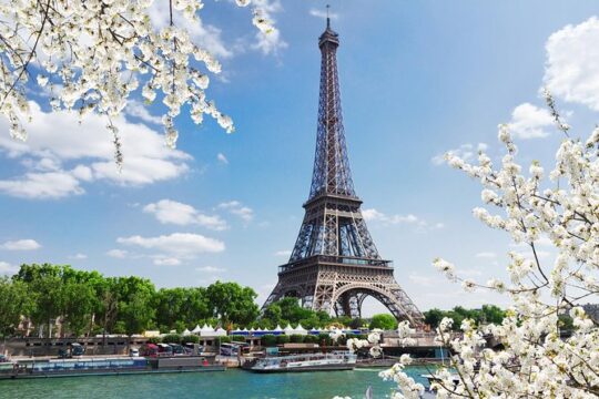 Eiffel Tower Summit Entry with Big Bus and Seine River Cruise