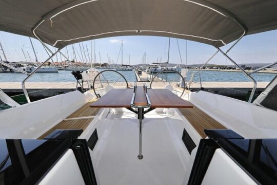 Dinner on board on a sailing boat at La Maddalena