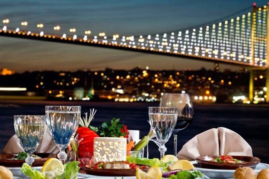 All Inclusive; Istanbul Bosphorus Dinner Cruise with Live Shows&Unlimited Drinks
