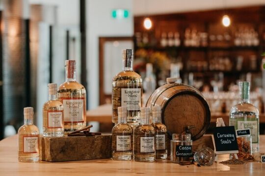 Premium Gin Tasting Activity in Cygnet River