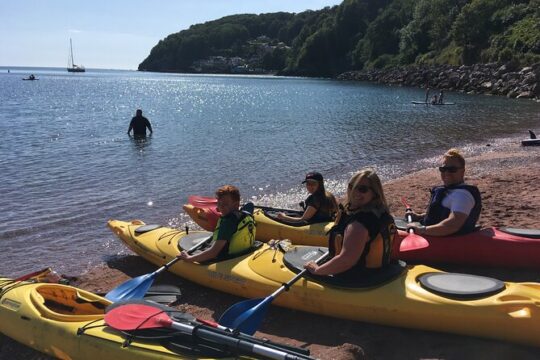 Sea Kayak or SUP Taster Tour 90 Minutes for 4 People