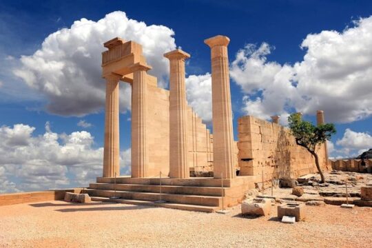 Guided Bus Trip to Lindos village & 7 Springs