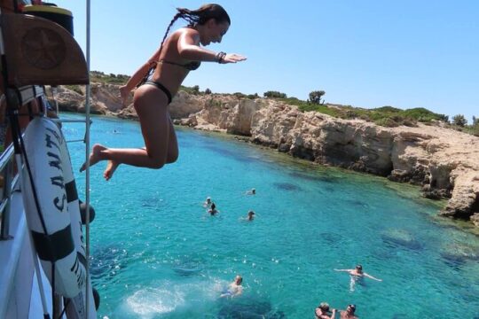 The Santa Maria Full-Day Island Cruise in Aegean Sea