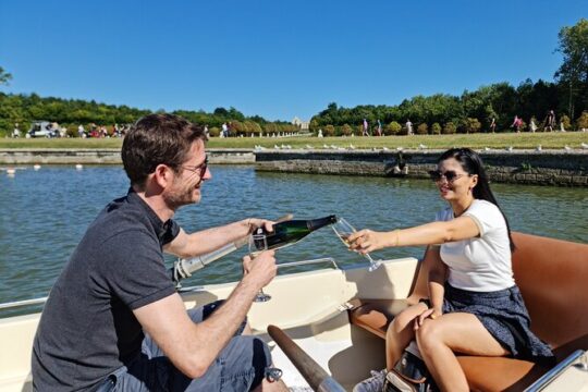 Versailles Golf Cart guided Tour + Romantic Boat with Champagne