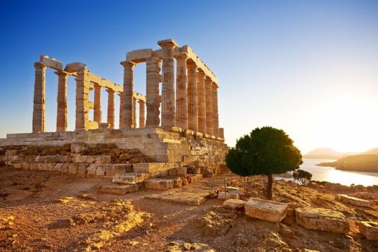 Supreme Cape Sounio and Temple of Poseidon Half Day Private Tour