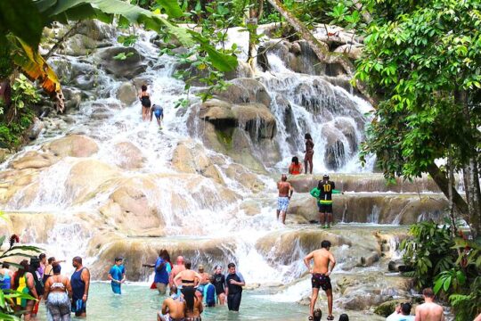 Dunn's River/ Blue Hole Waterfall Combo- Private Transport