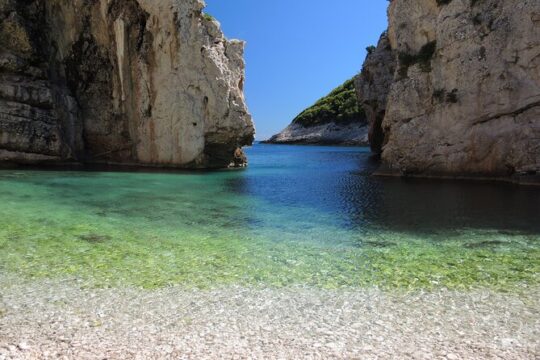 Vis Island and Blue Cave Private Yacht tour from Korcula island