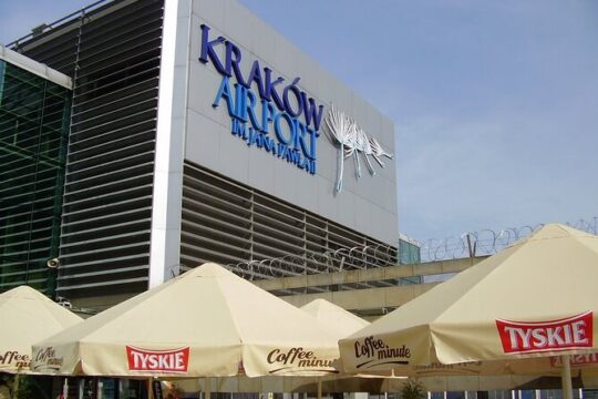 Private arrival OR departure transfer in Krakow (hotel OR airport pick-up)