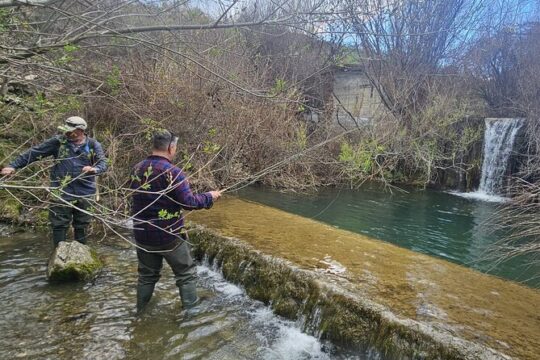From Catania, Syracuse and Taormina: fly fishing experience
