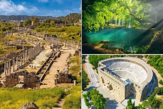 Perge Aspendos Kursunlu Waterfall Tour From Side
