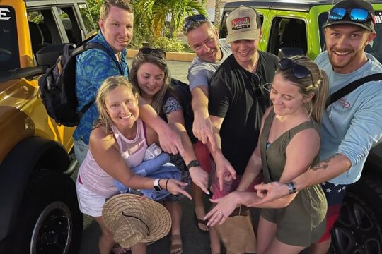 Half Day Cultural Jeep Beach Adventure - 4 Hr Tour St. Thomas