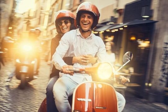 Rome by Vespa with a local