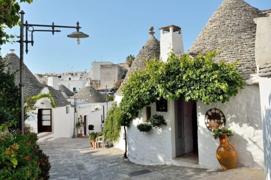 Trip to Alberobello with trullo entrance and transfer from Matera