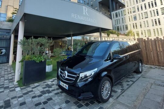 Private transfer from CDG or ORY airport to PARIS city