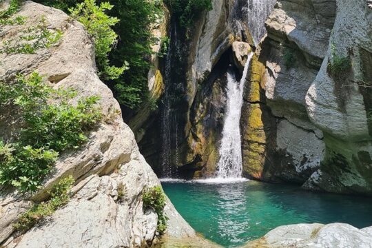 From Berat exploring Bogova waterfall & Osumi canyon