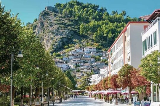 Private Tour. Berat UNESCO City, Optional Wine Tasting. Car & Driver included