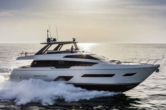 7 Days Private SuperVipYacht Charter from Rome with Helicopter