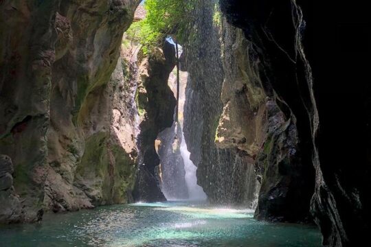 River Trekking at Kourtaliotis Gorge Waterfalls