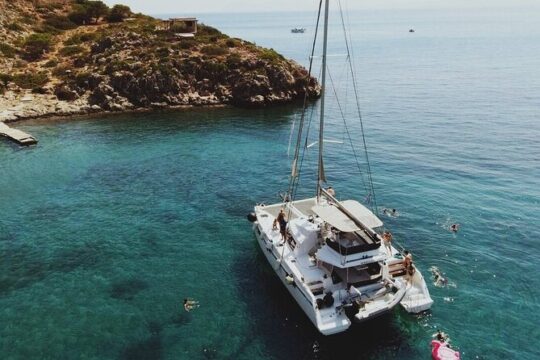 Chania Morning Catamaran Cruise with Snorkeling and Lunch